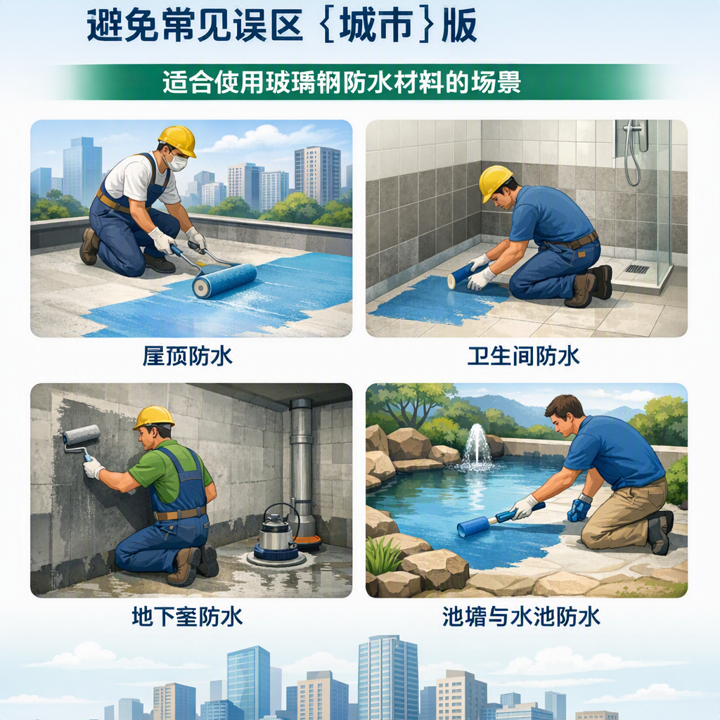 玻璃钢防水材料施工注意事项，避免常见误区 抚州 版