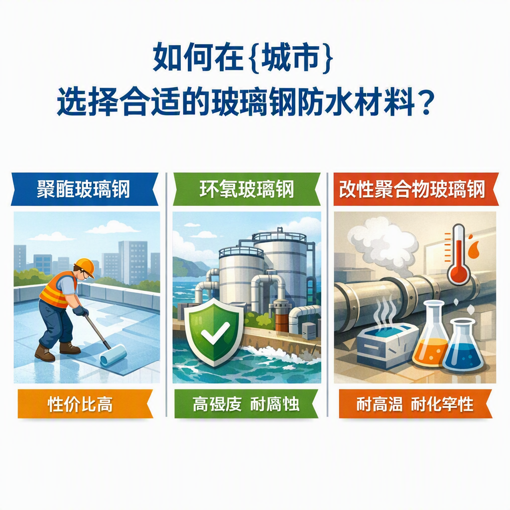 如何在抚州选择合适的玻璃钢防水材料？