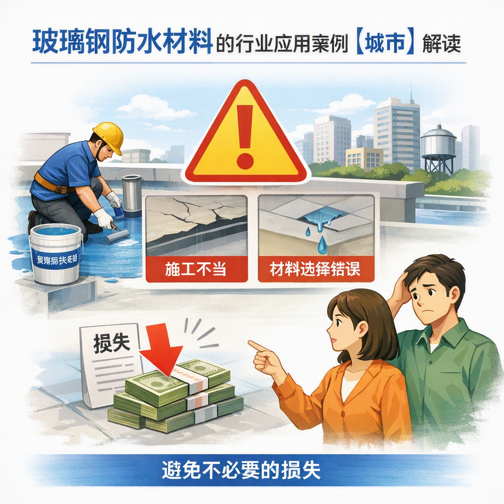 玻璃钢防水材料的行业应用案例，抚州解读