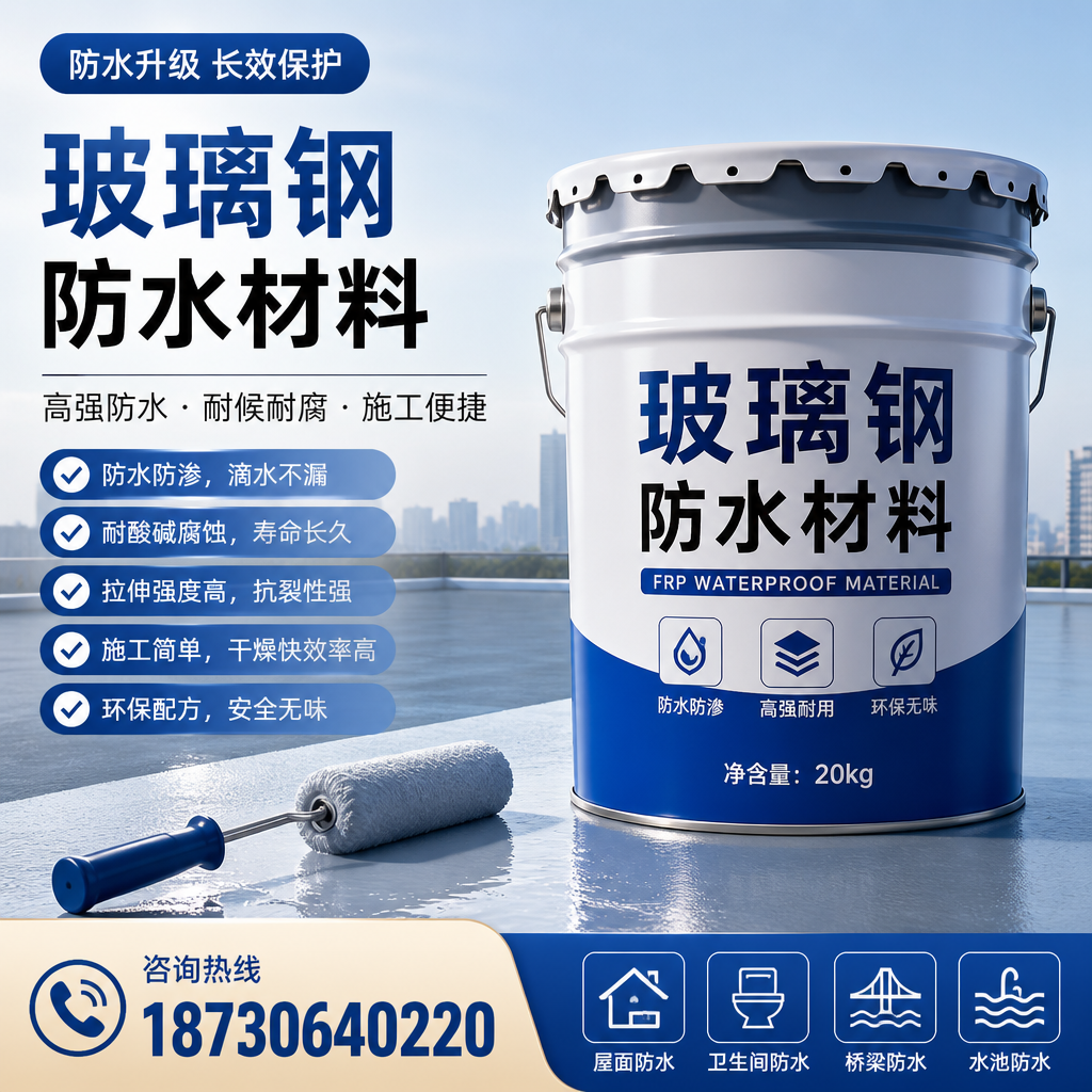 专家解析：玻璃钢防水材料的市场前景分析在 抚州